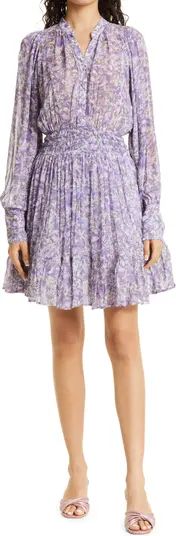 byTiMo Floral Long Sleeve Georgette Dress | Nordstrom | Nordstrom