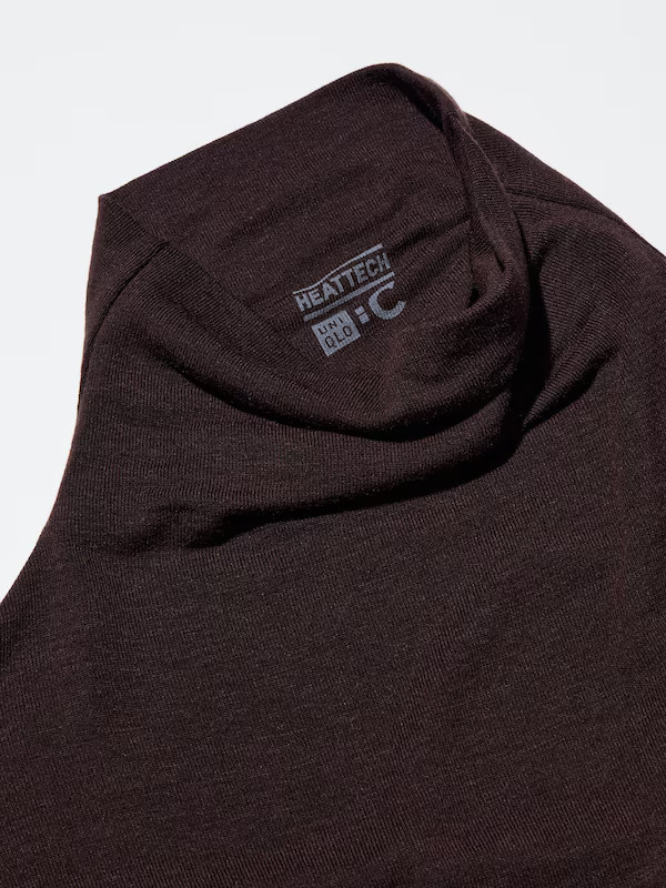 HEATTECH Extra Warm Cashmere Blend High Neck T-Shirt | UNIQLO (UK)