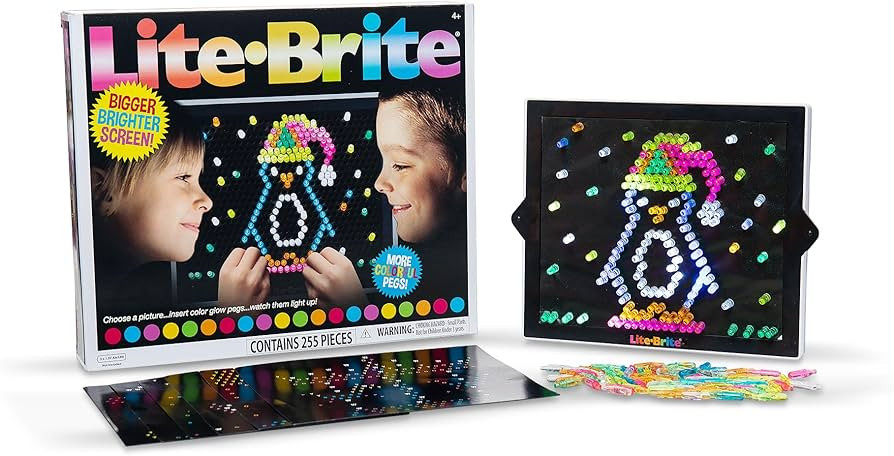 Lite Brite Ultimate Value Retro Toy, 12 Seasonal Templates, Peg Pouch, Amazon Exclusive, Light up... | Amazon (US)