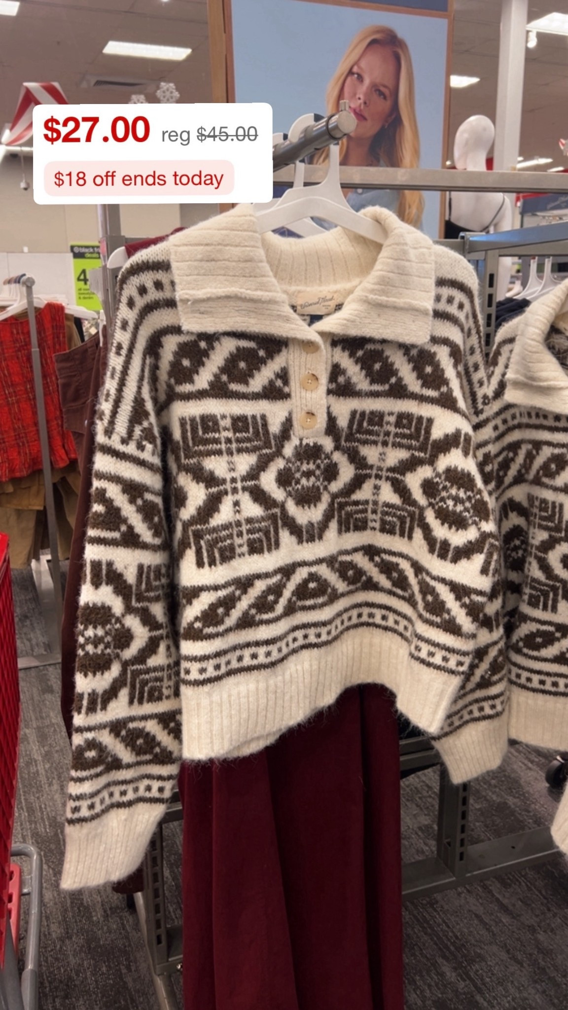 The cutest brown and cream pullover on sale 

#LTKCyberWeek #LTKGiftGuide #LTKHoliday