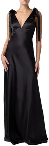 Lulus Henrietta Tie Strap Women's Wedding Guest Maxi Dress | Tie Strap Elegant Gown, Spring Weddi... | Amazon (US)