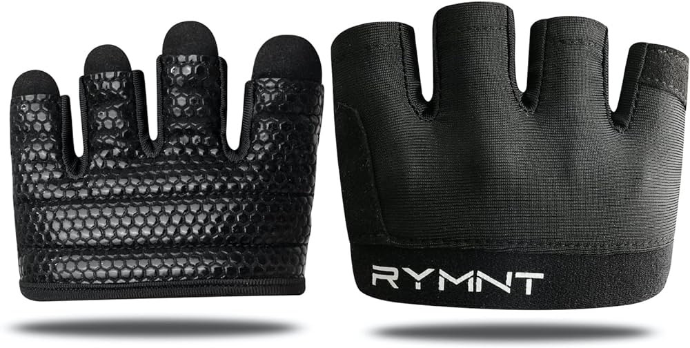 RYMNT Minimal Workout Gloves,Short Micro Weight Lifting Gloves Grip Pads with Full Palm Protectio... | Amazon (US)