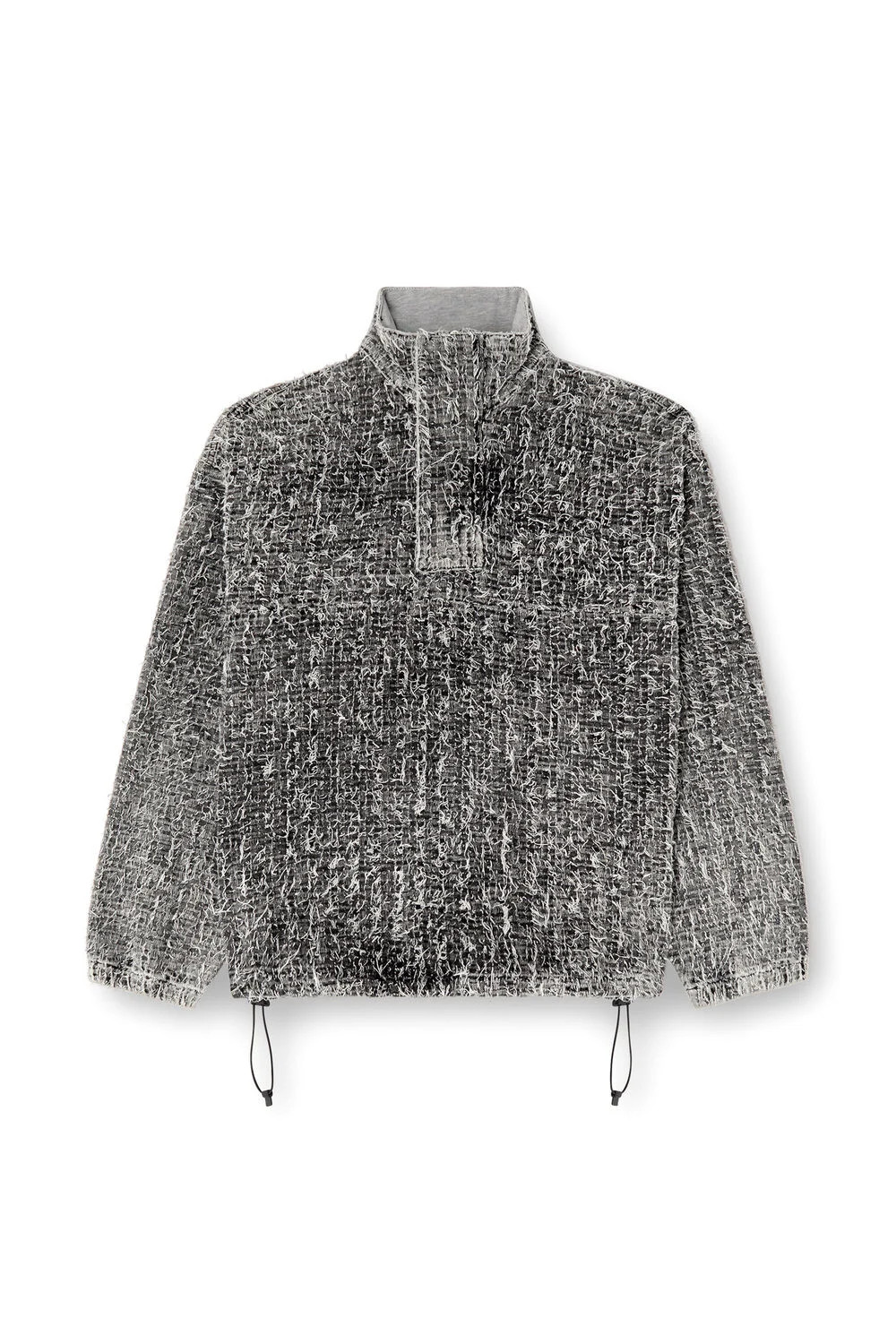 Pullover jacket in bouclé denim | Diesel US