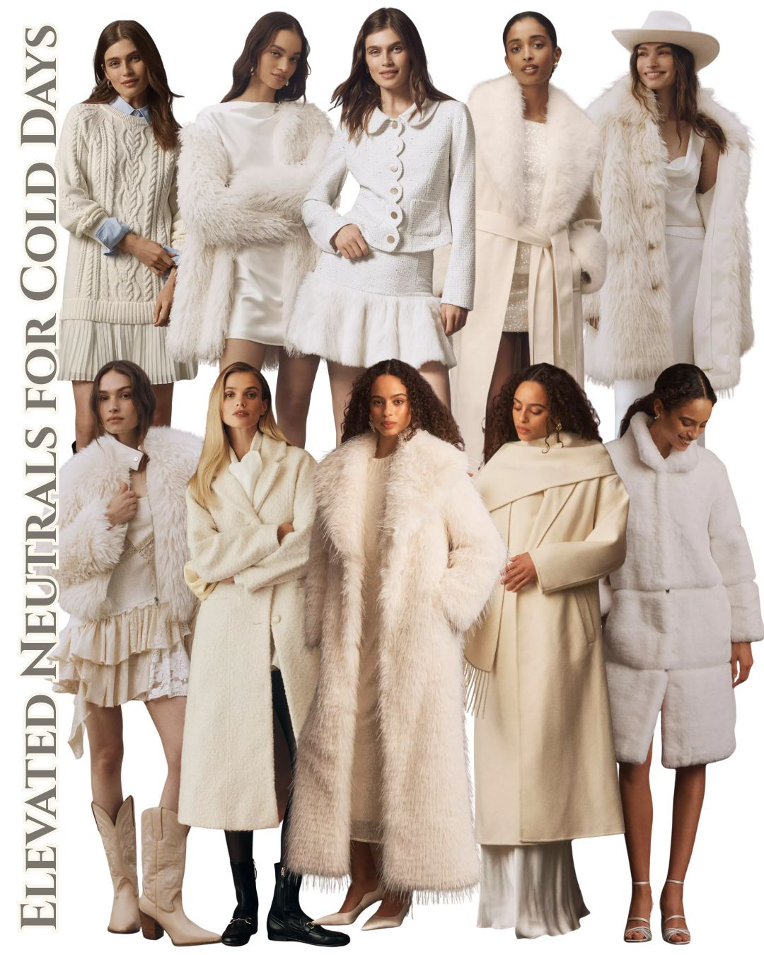 This elevated neutrals fashion mood board for cold days features stylish winter outfits in soft beige, ivory, camel, and taupe tones. Designed with cozy layers, classic coats, and versatile staples, these neutral looks offer effortless styling for everyday winter wear.

Shop these elevated neutral outfits to create a polished, cold-weather wardrobe. 

 #LTKgrwm #LTKootd #LTKSeasonal