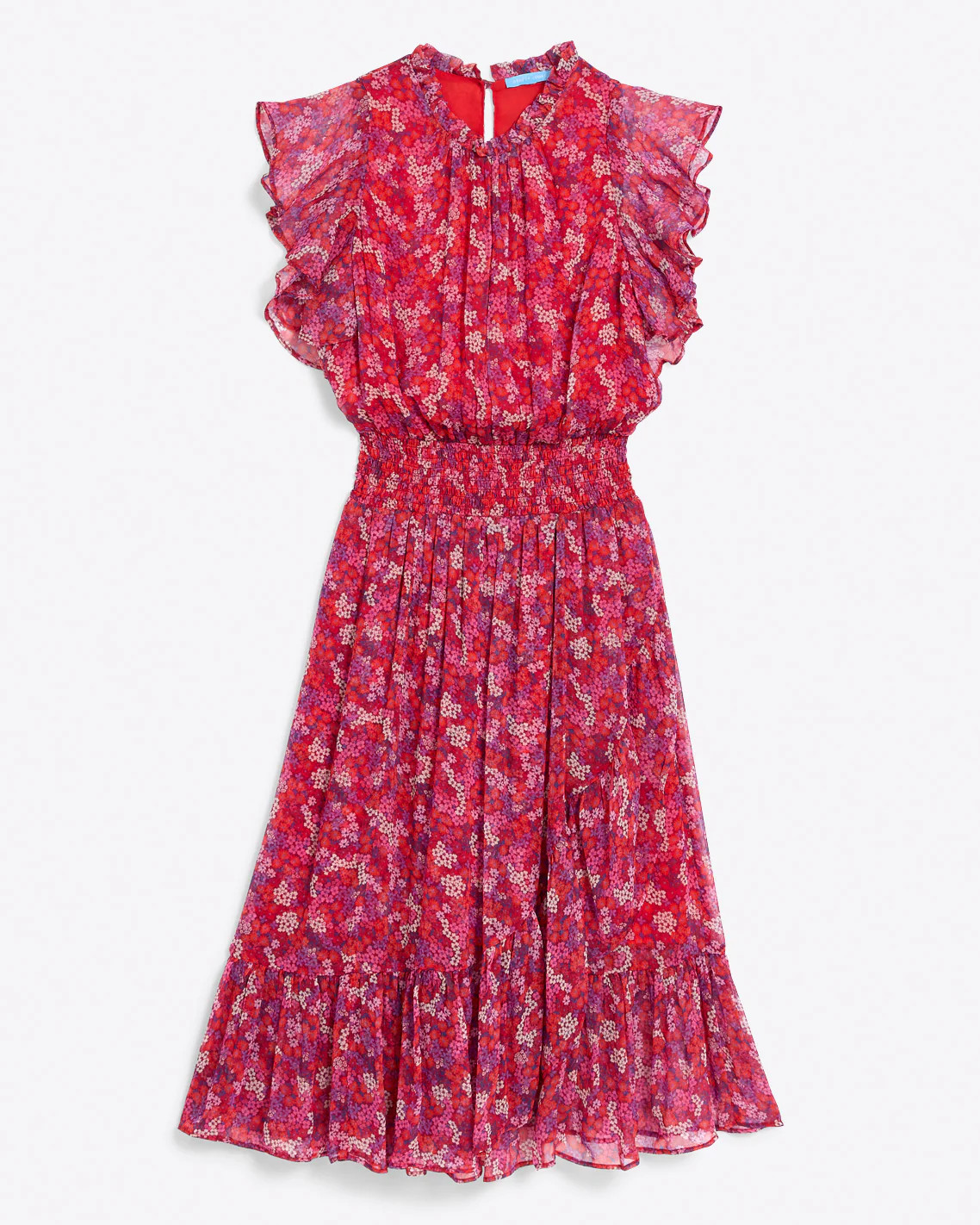 Kacey Faux Wrap Dress in Garden Mum | Draper James (US)