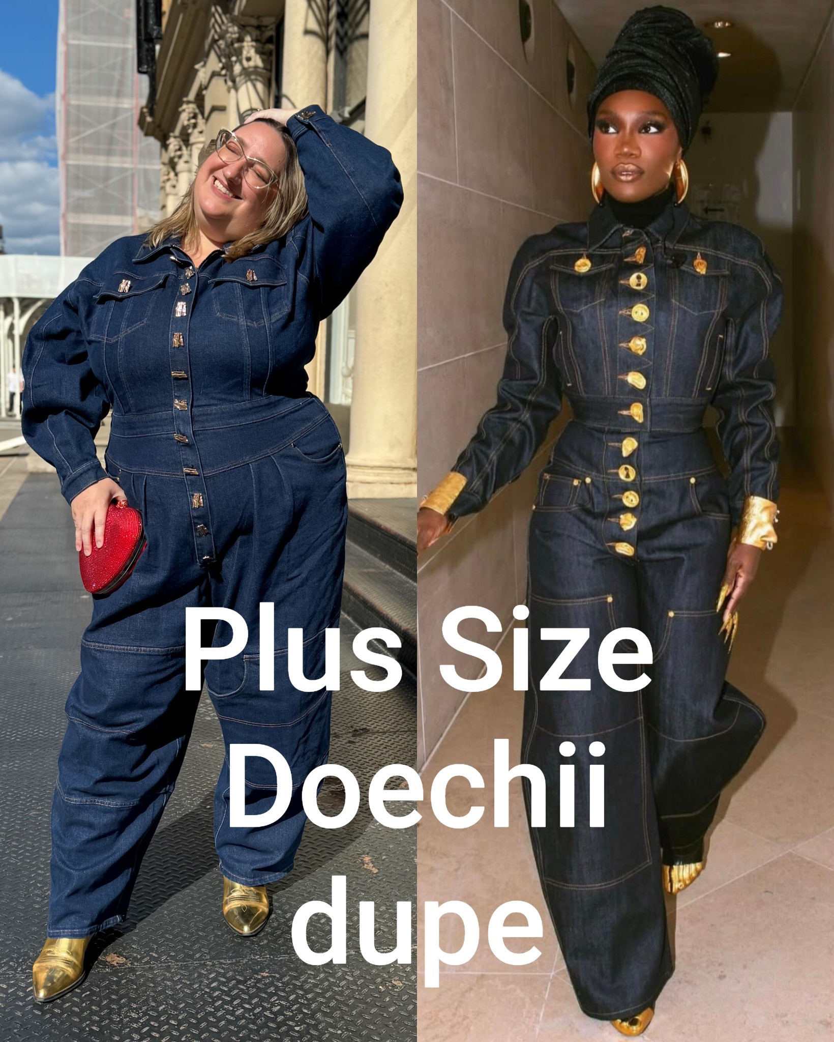 Great minds 🥰🥰🥰 Doechii won this PFW, and I love that I can share a great plus size option (and some similar styles too!)

#LTKFindsUnder100 #LTKPlusSize