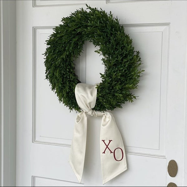 XO Valentine Wreath Sash | Fig and Dove