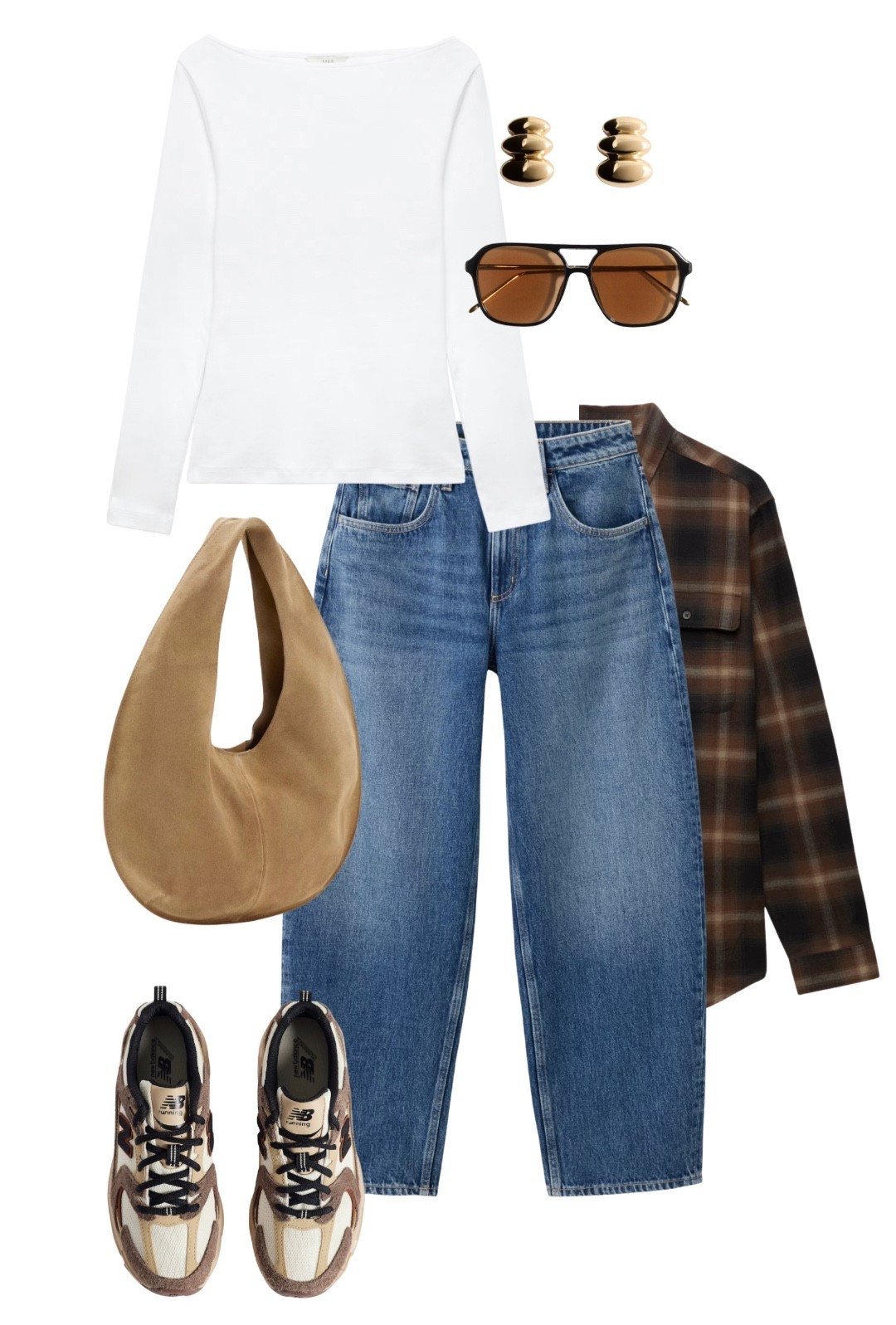 Plus size casual outfit inspiration for autumn

Barrel leg jeans flannel check shirt new balance white long sleeve basic top curvy midsize inspo

#LTKuk #LTKplussize #LTKmidsize