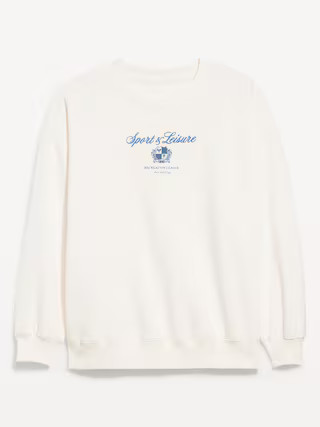 SoComfy Oversized Graphic Sweatshirt | Old Navy (US)