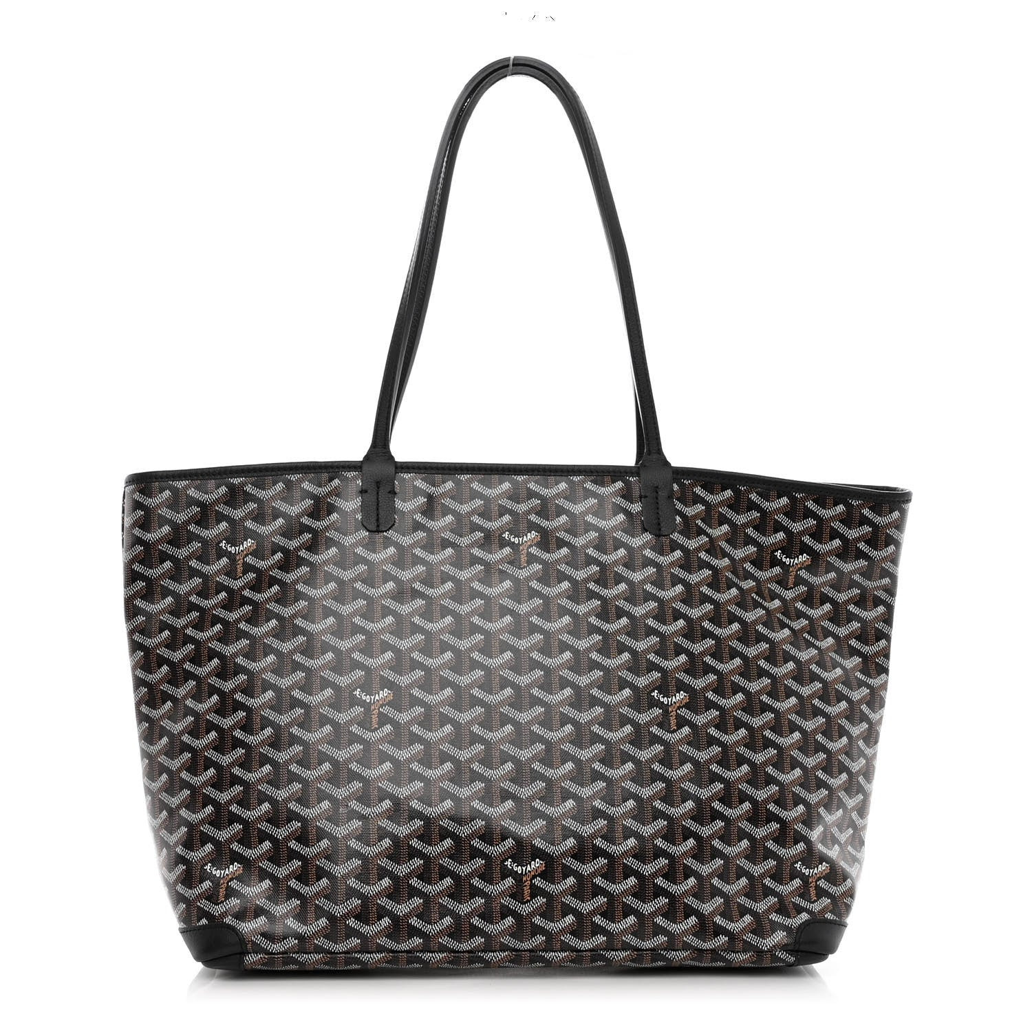 GOYARD Goyardine Artois MM Black | FASHIONPHILE (US)