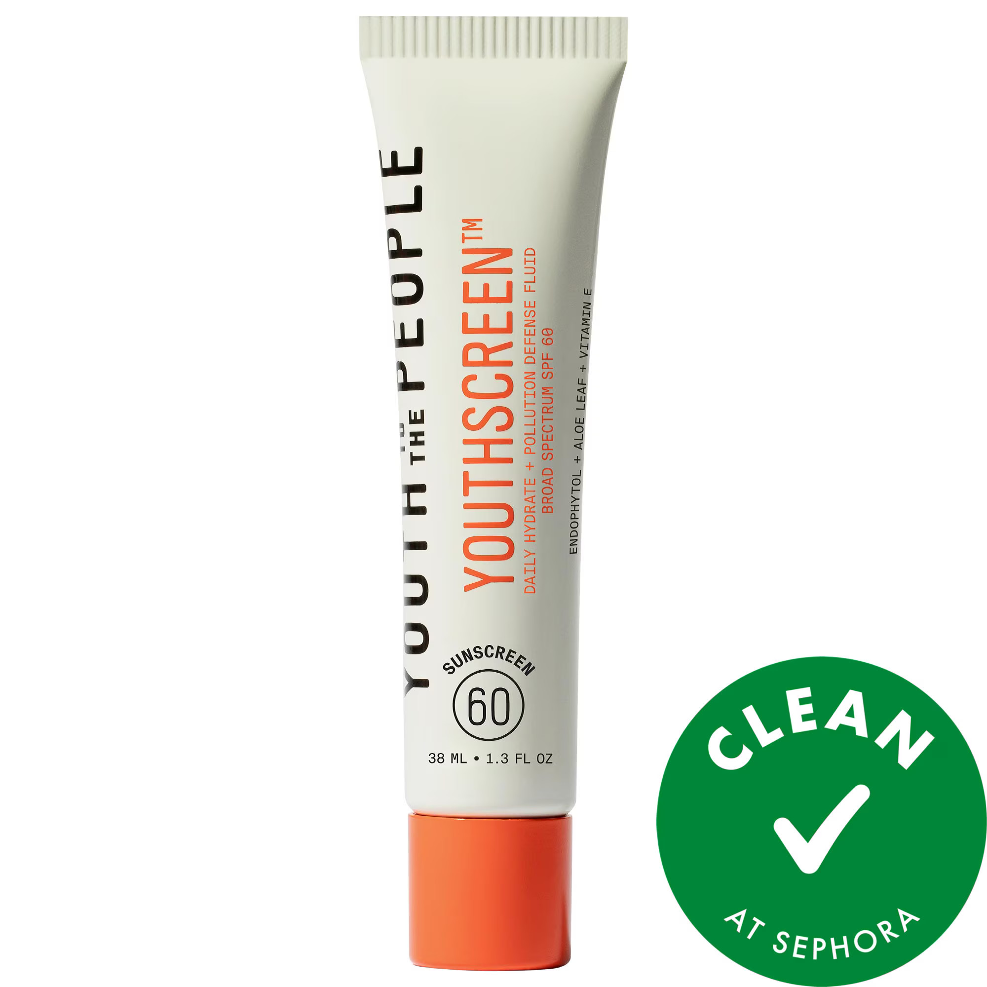 Youth To The People Youthscreen Daily Hydration + Pollution Defense Invisible Broad Spectrum Sunscreen SPF 60 1.3 oz/38 mL | Sephora (US)