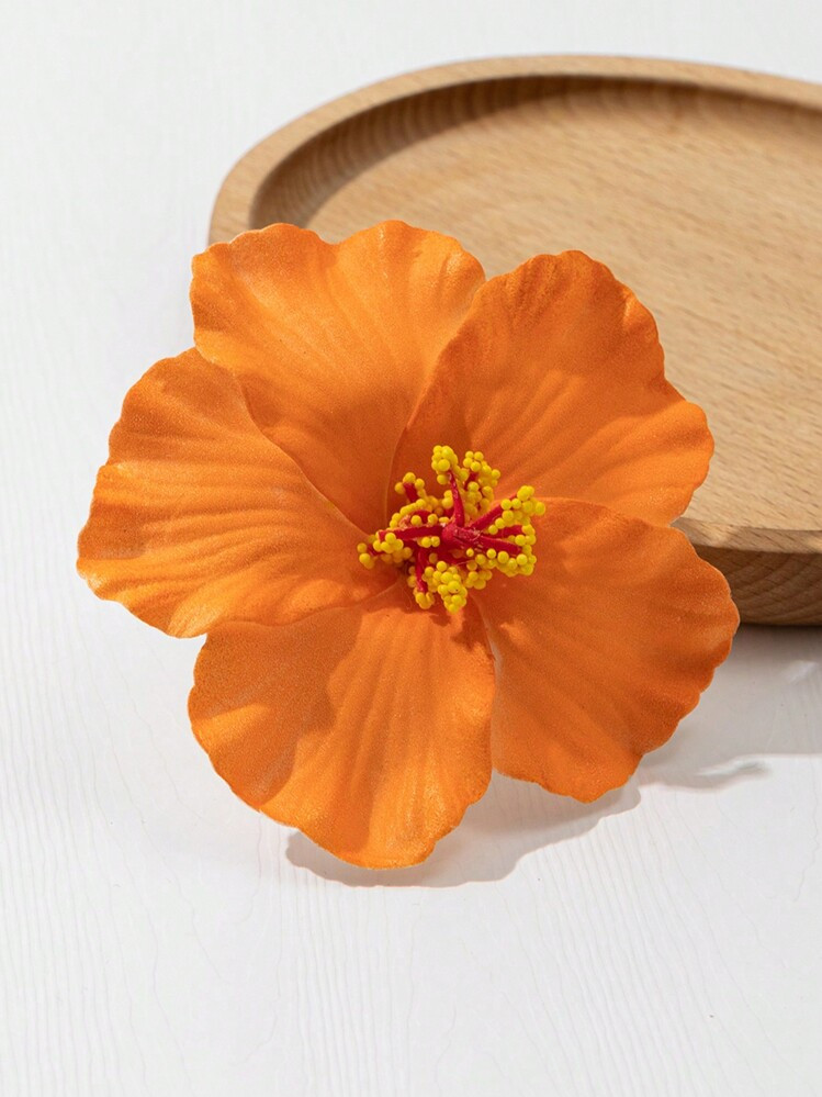 1pc Simple & Fashionable Ladies' Simulation Flower Hair Clip For Holiday, Suitable For Thanksgivi... | SHEIN