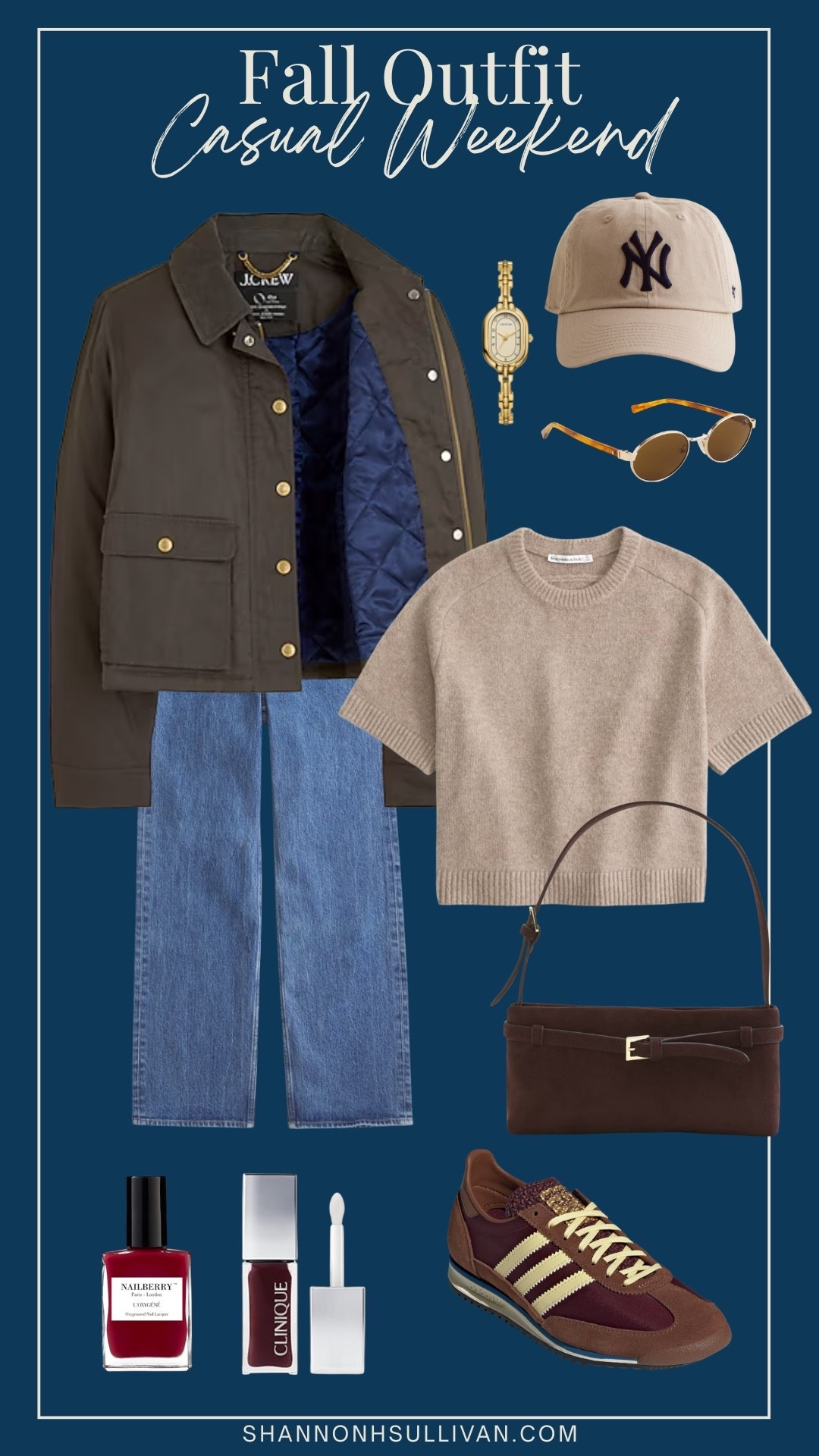 Casual, neutral fall outfit inspiration with 90’s jeans and a timeless barn jacket. These jeans run a bit large so size down for best fit. 

#LTKFallSale #LTKSeasonal #LTKStyleTip