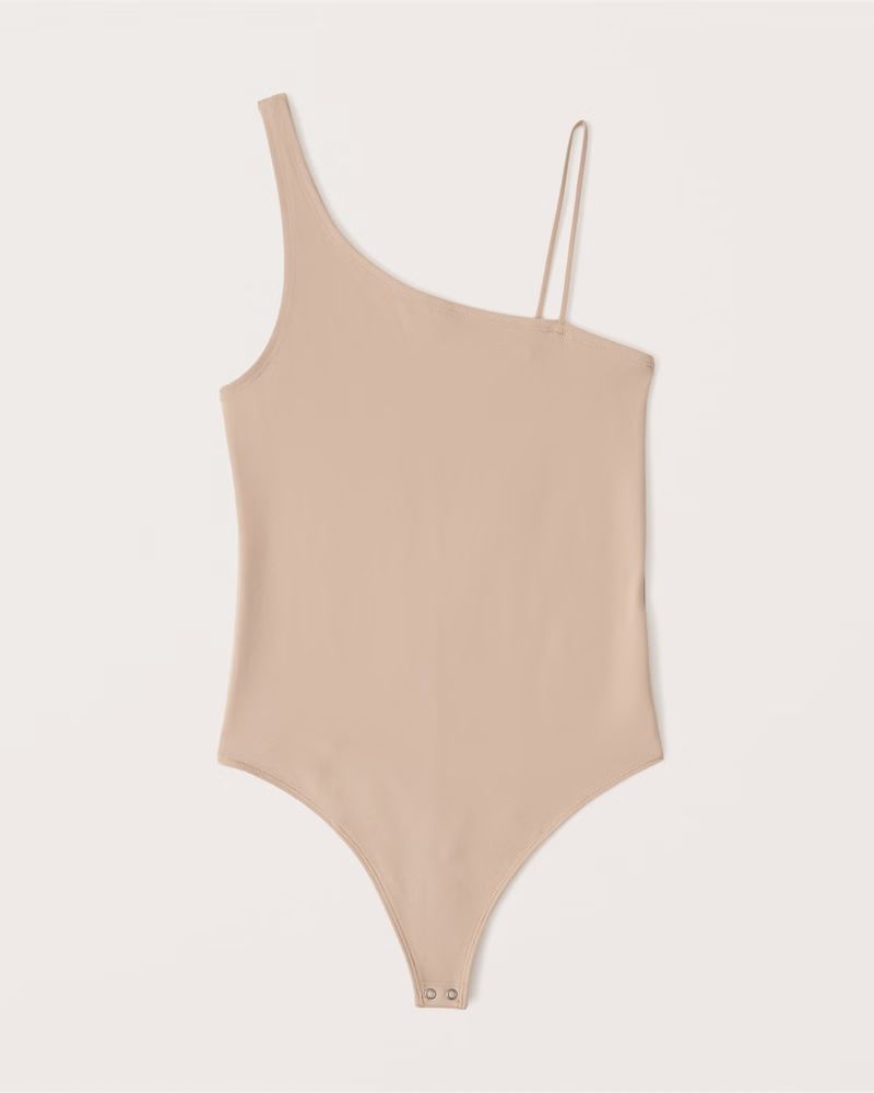 Seamless Asymmetrical Cami Bodysuit | Abercrombie & Fitch (US)