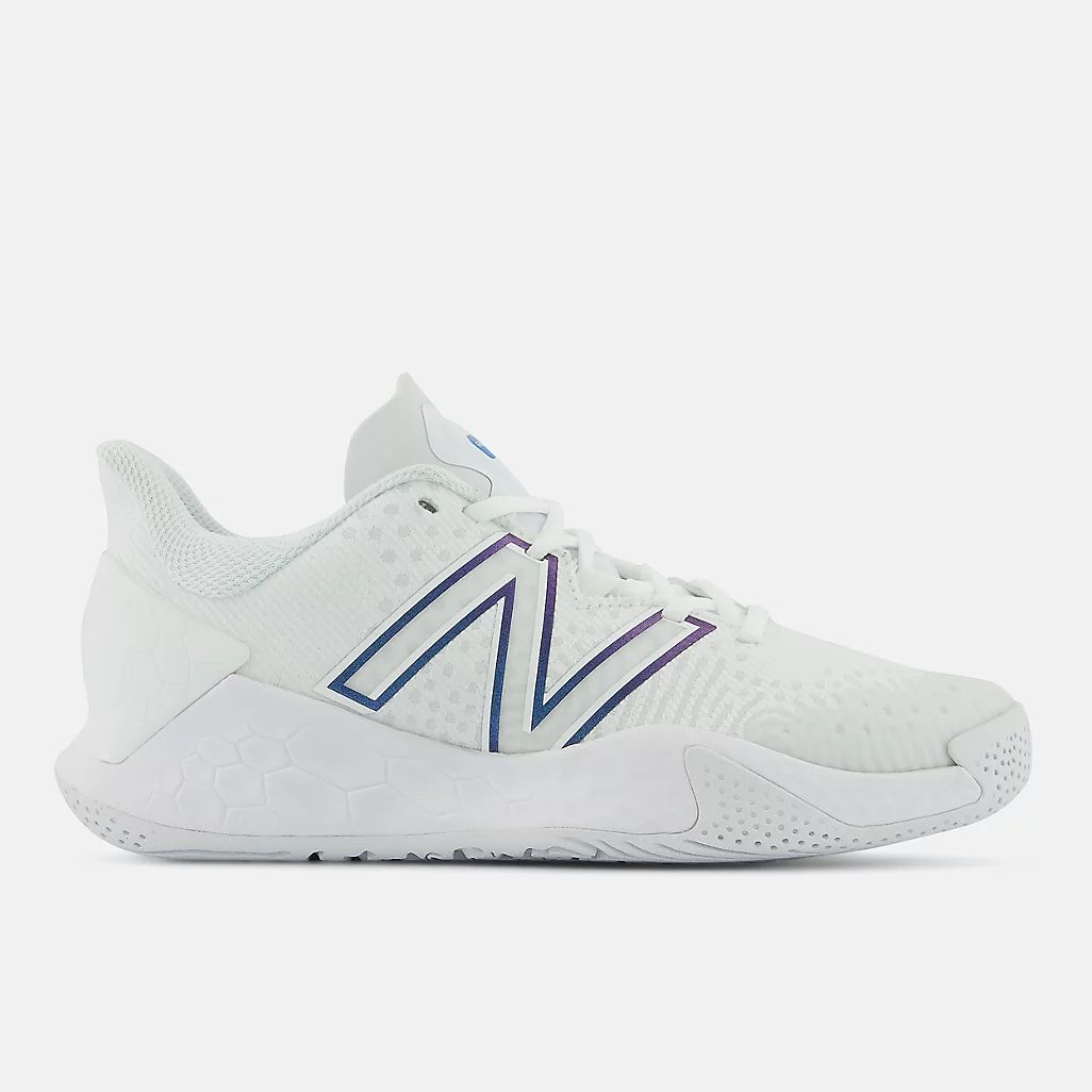 White with Laser Blue | New Balance Athletic Shoe