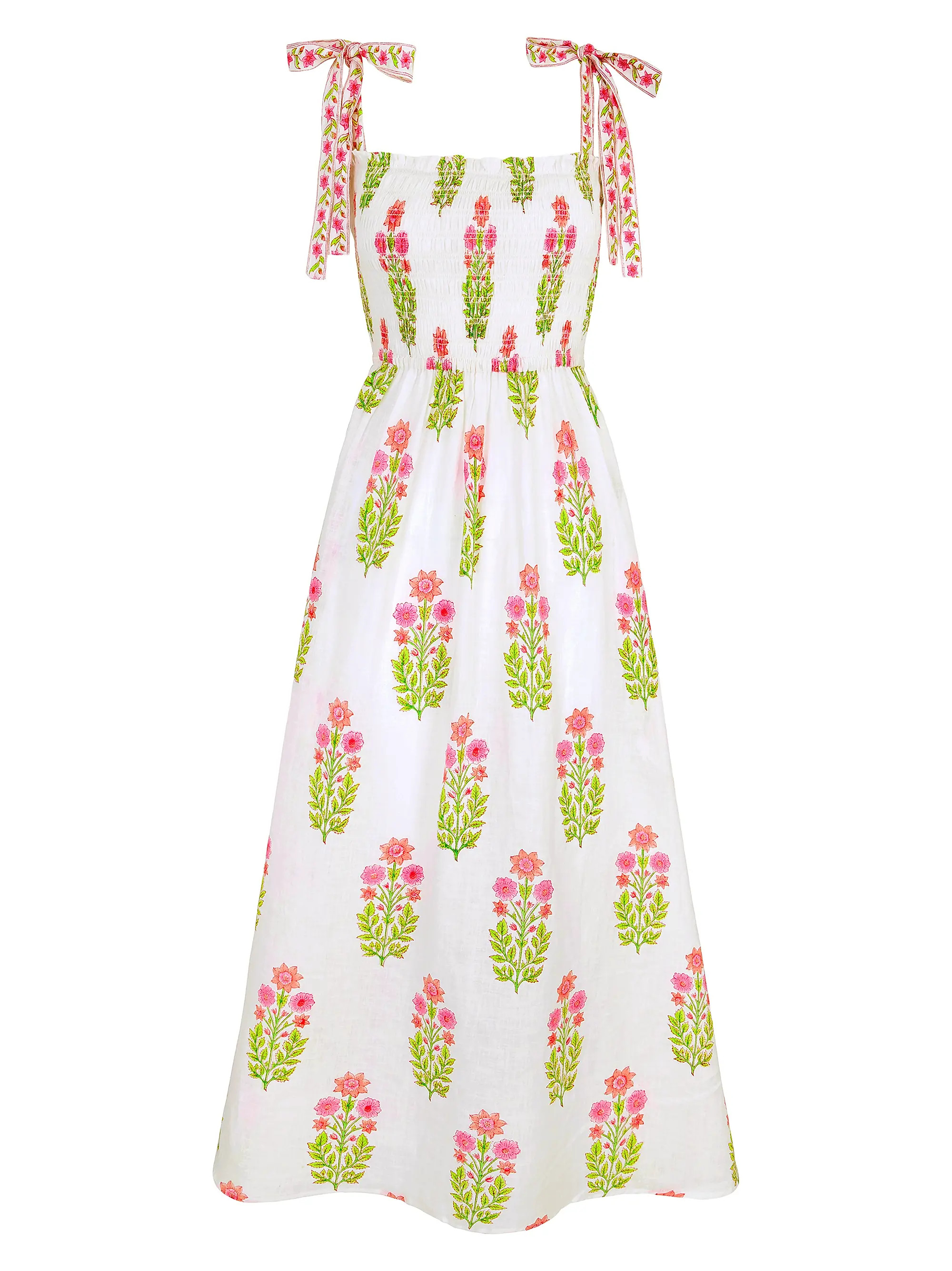 Pink City PrintsZest Botanical Martina Dress | Saks Fifth Avenue