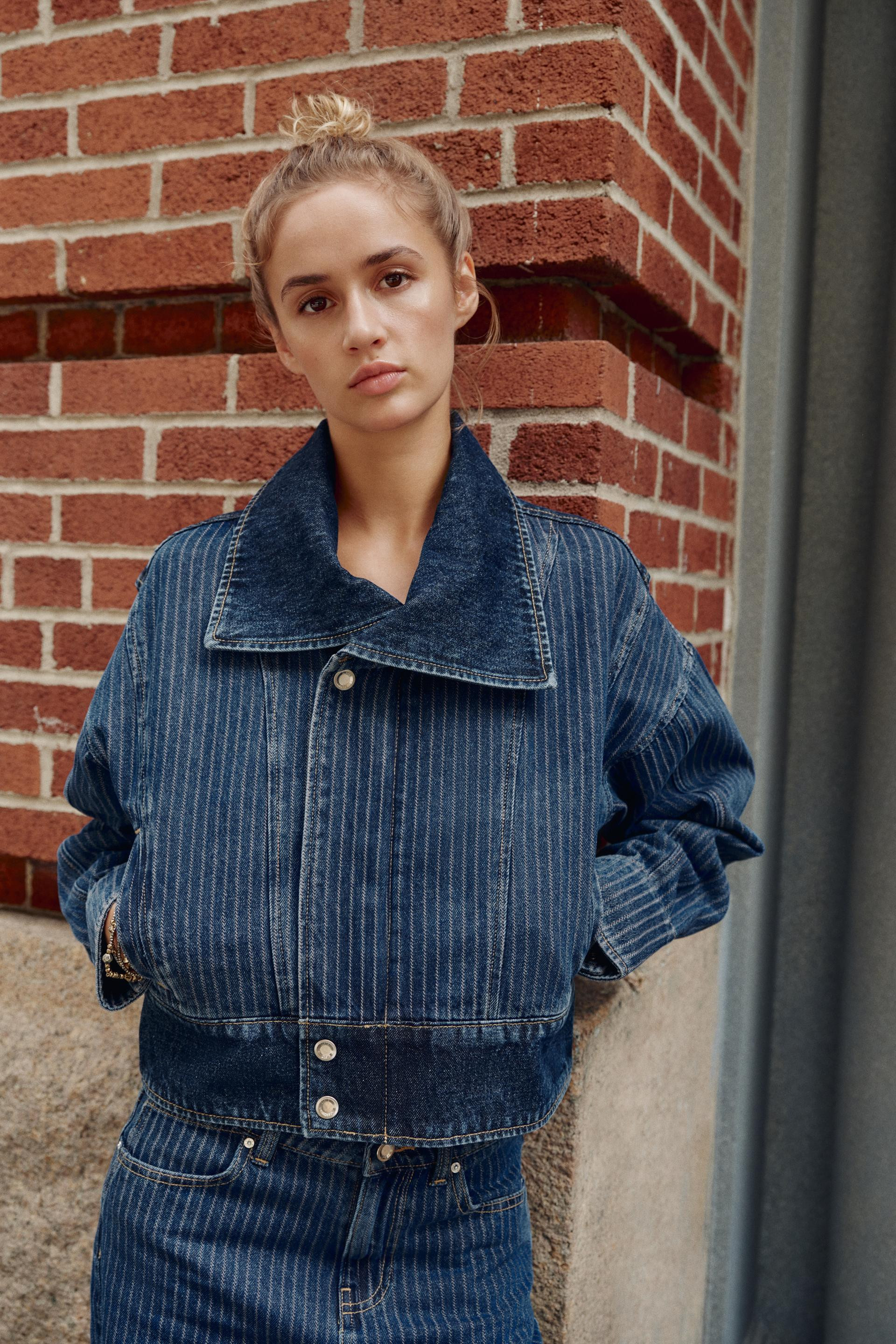 Zara - Z1975 Denim Shirt - Women - Blue - Women | Zara US
