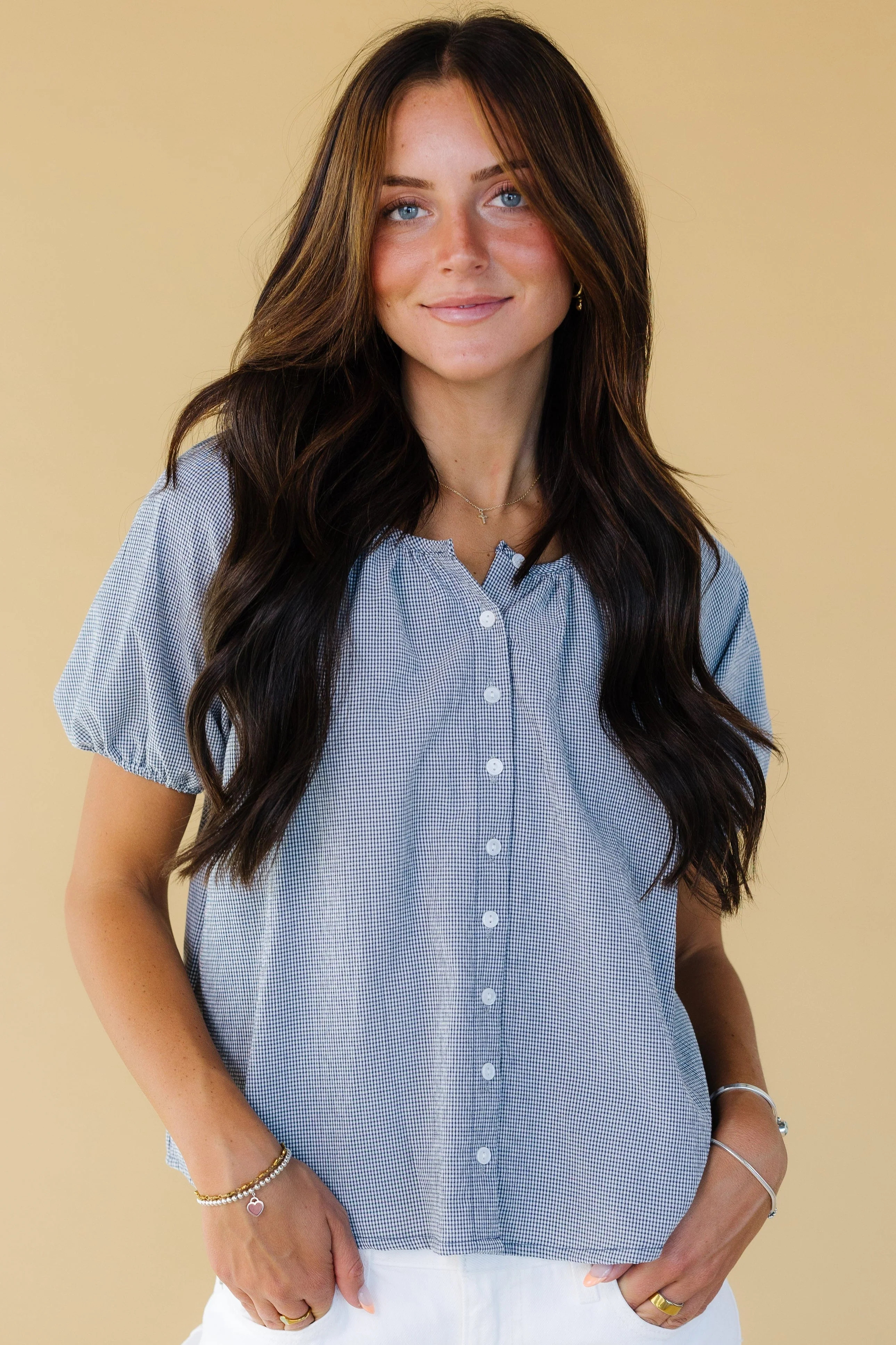 Brass & Roe Modest Bree Textured Top | Called To Surf