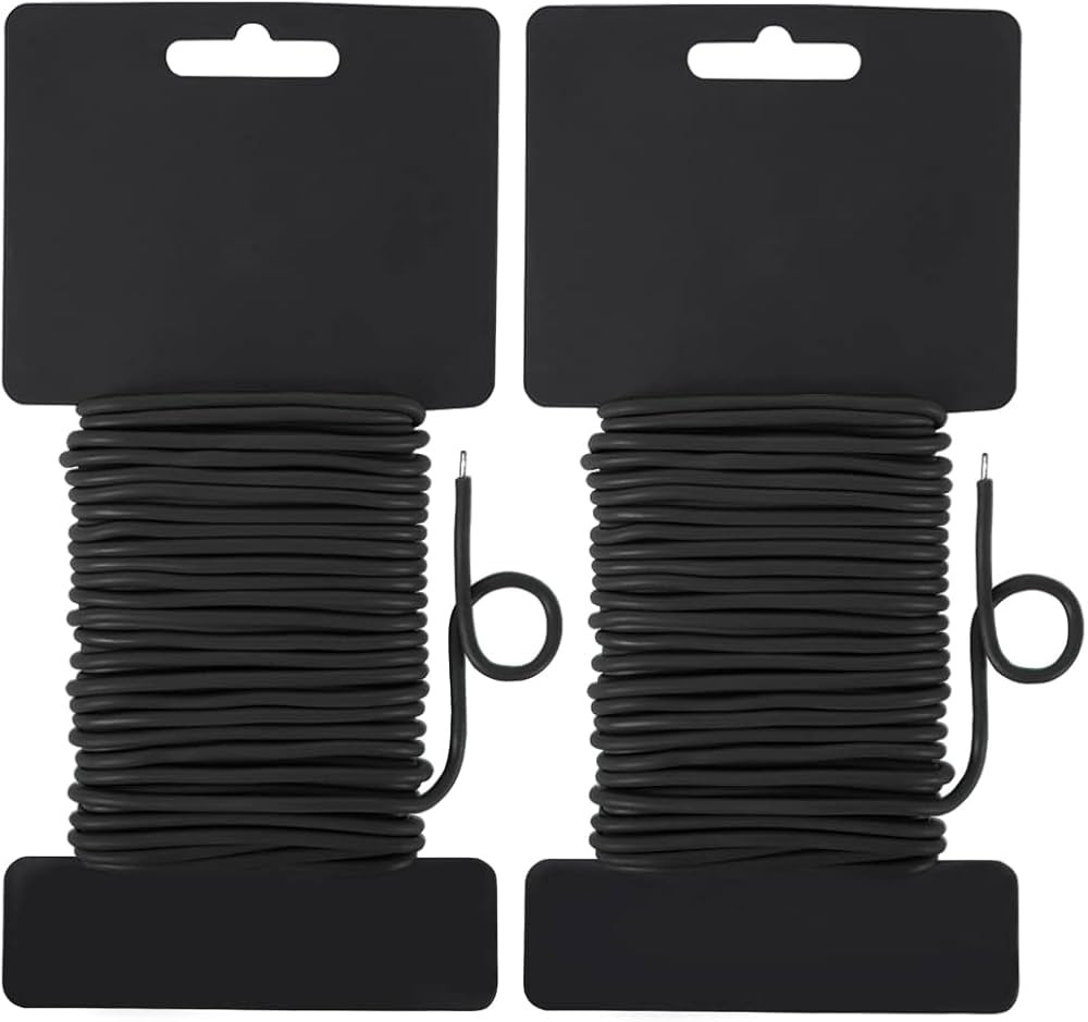 Shintop Reusable Garden Plant Twist Tie 2.8mm, 2PCS 65Feet Heavy Duty Soft Wire Tie for Tomato Pl... | Amazon (US)