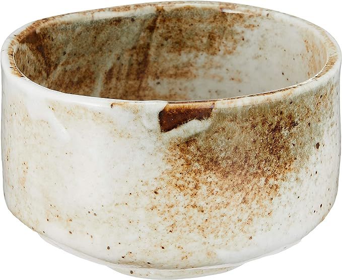 Ale-net Matcha Bowl, White, φ4.7 x 3.0 inches (12 x 7.5 cm), Matcha Bowl, Yukishino | Amazon (US)