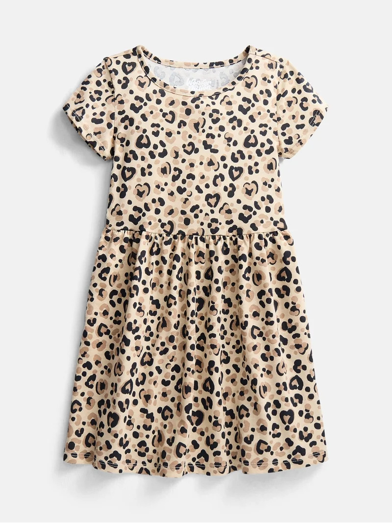 Wonder Nation Girl\u2019s Play Dress with Short Sleeves, Sizes XS-XXL | Walmart (US)