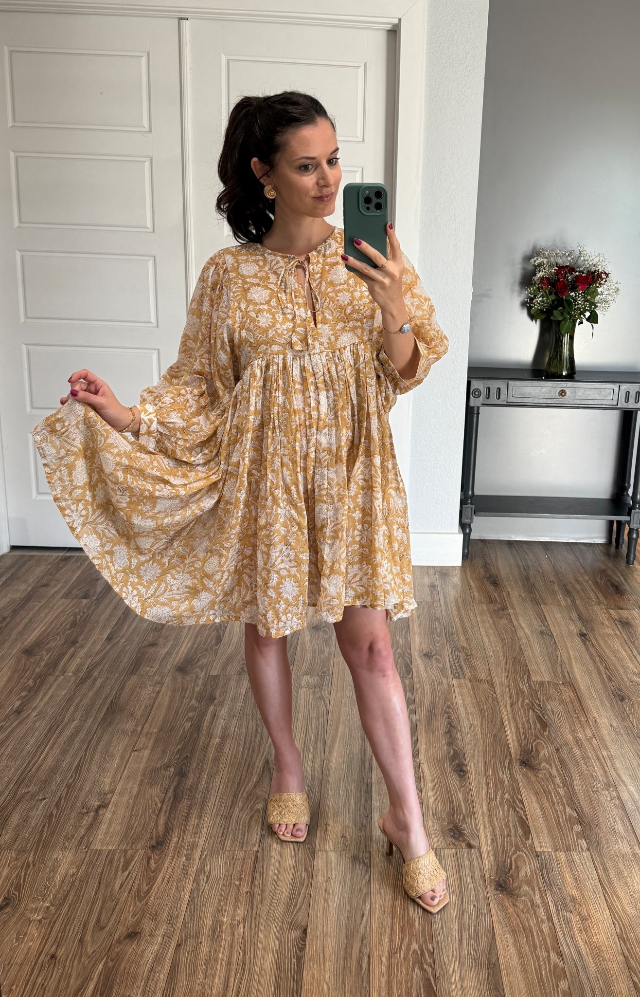Dress is from Daughters of India
I am 5’3 wearing a medium
You can check them out on the link and get 15% off 

https://www.daughtersofindia.net/ALLYSSA53912

#LTKStyleTip #LTKBump #LTKBeauty