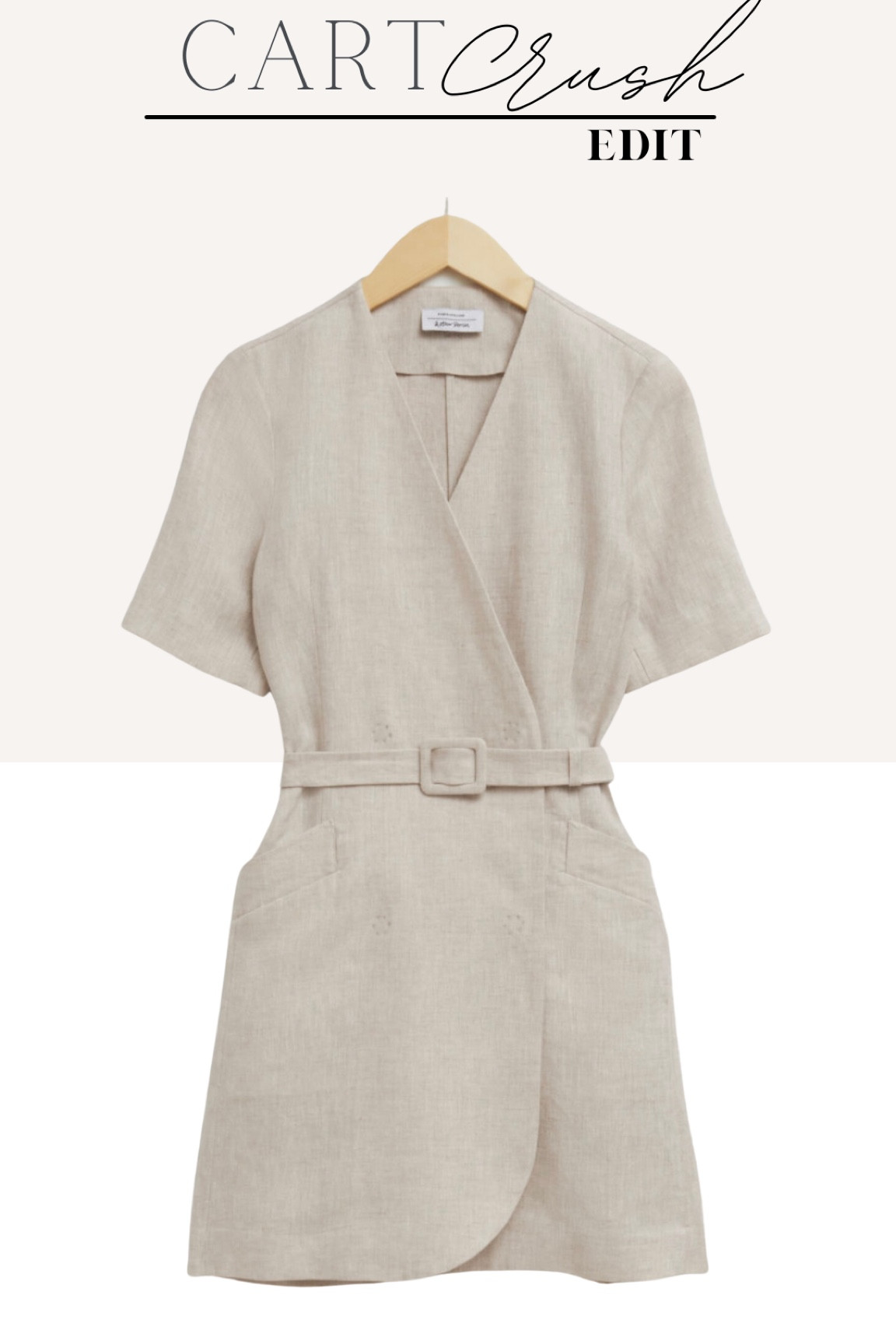 & Other Stories beige linen mini dress, summer look, linen outfit, cart crush edit 

#LTKU #LTKSeasonal #LTKFind