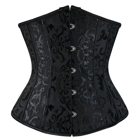 AGWOLF Corsets For Women Floral Overbust Corset Bustier Lingerie Top Gothic Shapewear Sexy Underwear | Walmart (US)