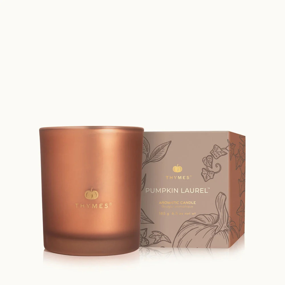 Pumpkin Laurel Aromatic Candle | Thymes | Thymes