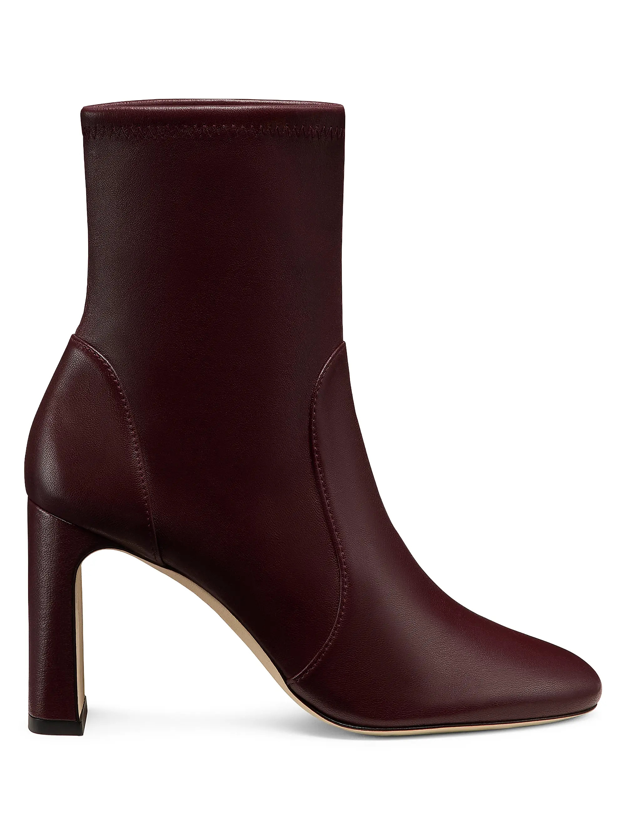 Babette 85MM Leather Booties | Saks Fifth Avenue