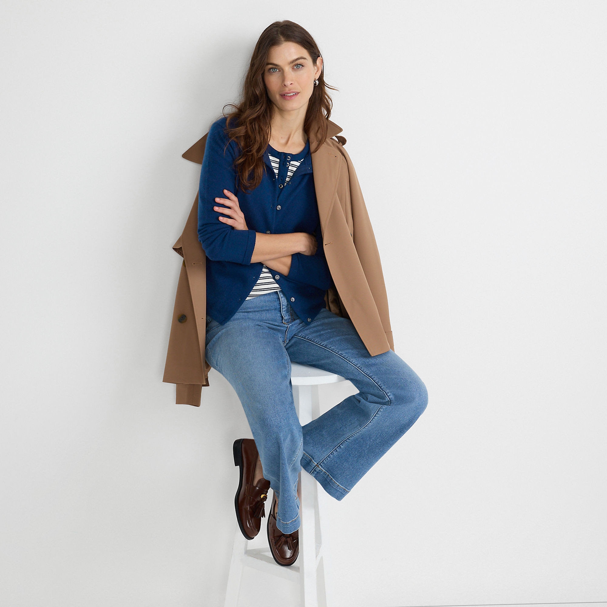 Women's Cashmere Cardigan Sweater | Lands' End (US)