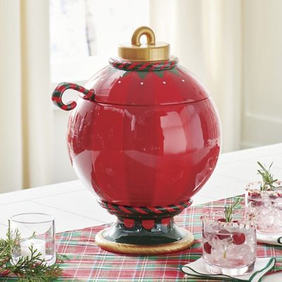 Be Merry Ornament Serving Bowl | Grandin Road