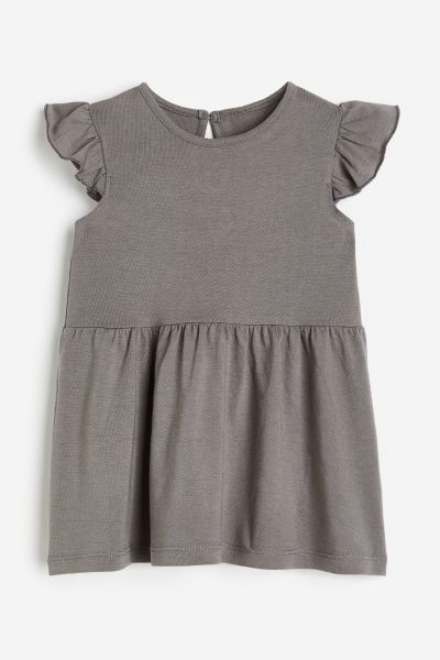 Ruffle-trimmed Jersey Dress | H&M (US + CA)