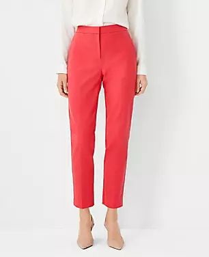 The Ankle Pant in Stretch Cotton - Curvy Fit | Ann Taylor (US)