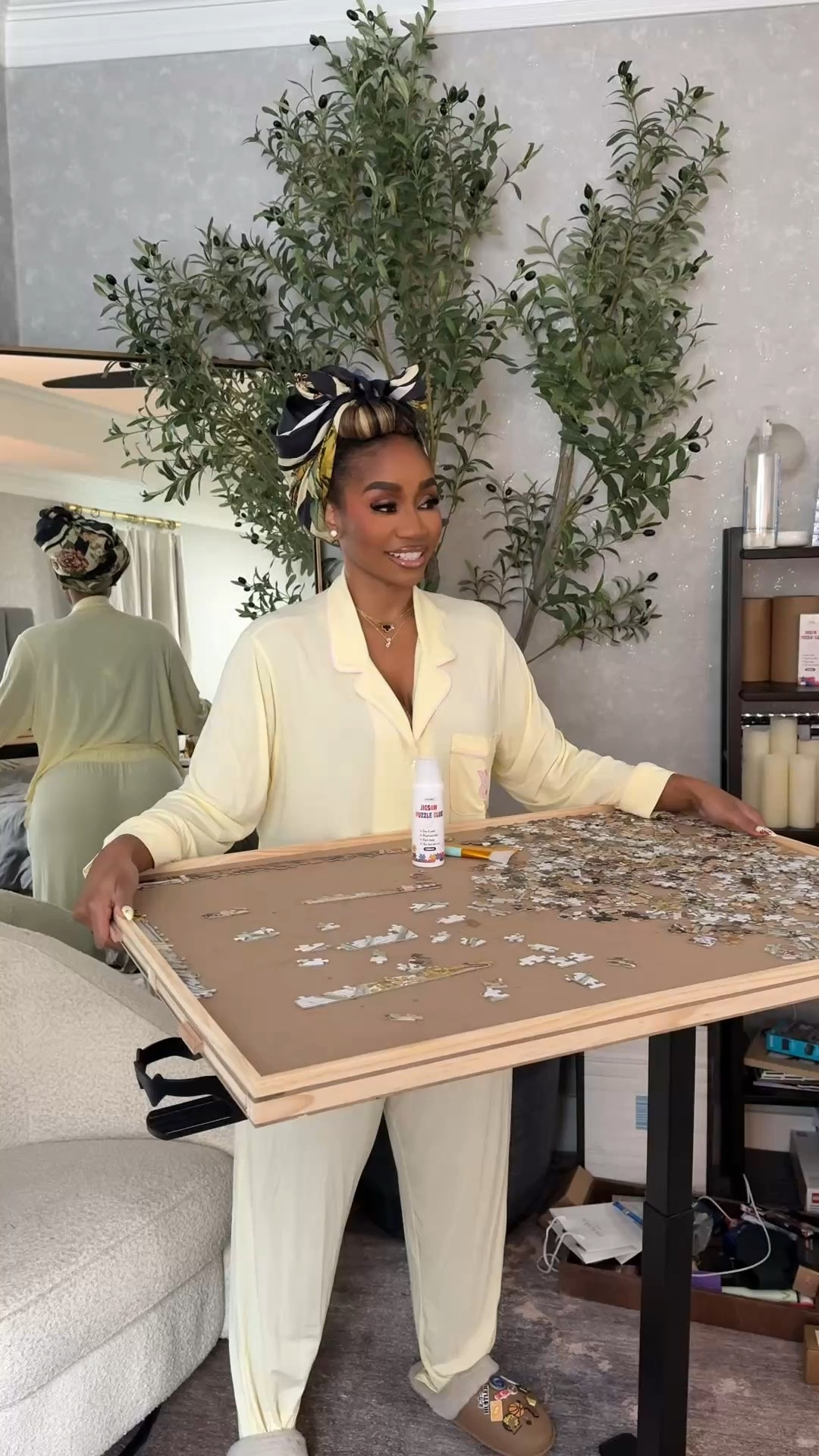 Puzzle table set-up! 

#LTKHome #LTKselfcare