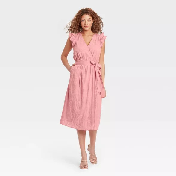 Women's Ruffle Short Sleeve Dress - A New Day™ | Target
