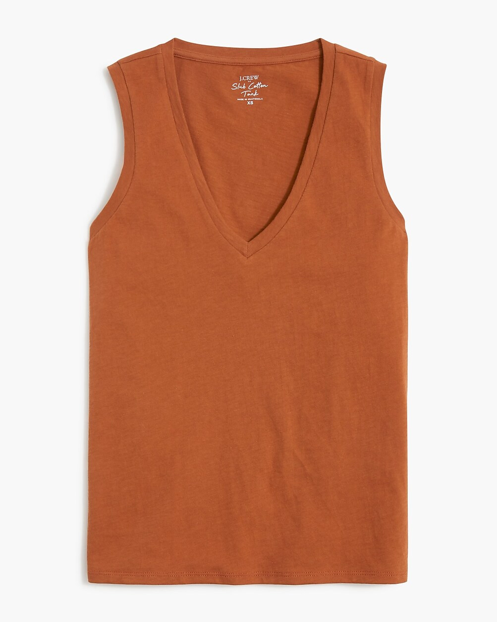 Vintage slub cotton V-neck tank top | J.Crew Factory