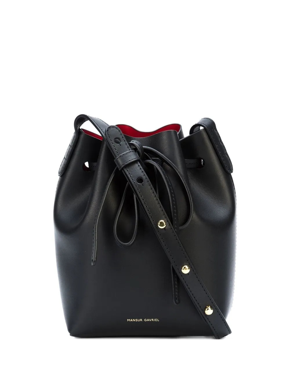 Mansur Gavriel mini Mini Bucket bag - Black | Farfetch Global