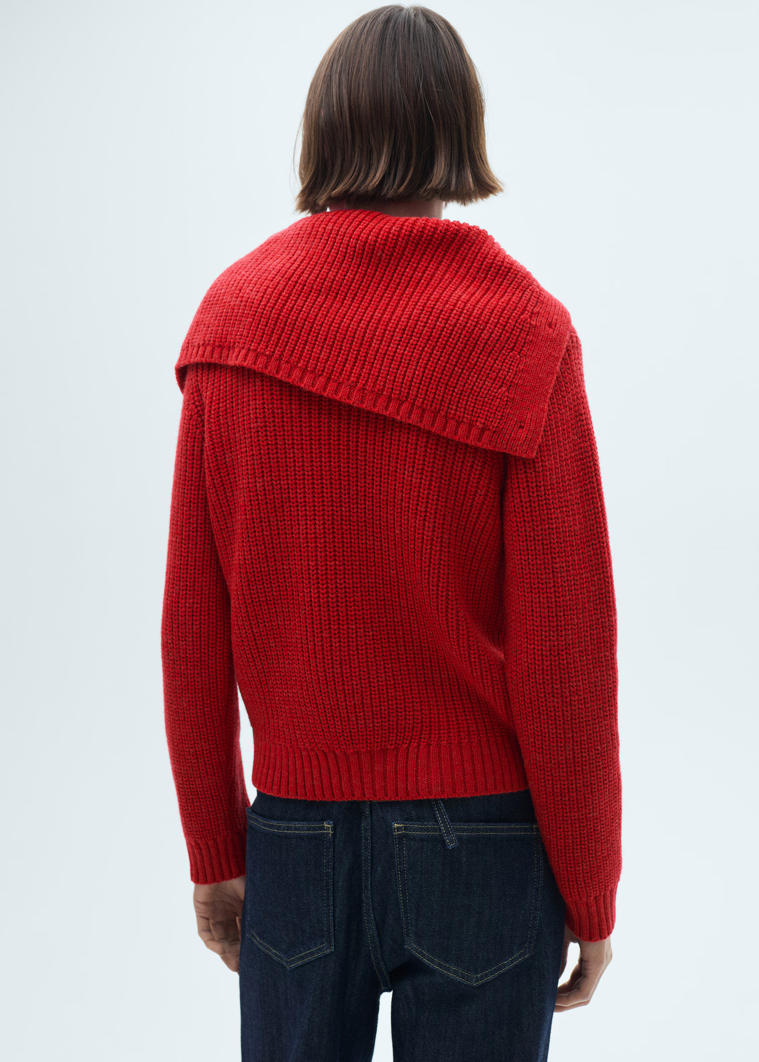 Funnel neck buttoned sweater | Mango (US/MX/AU)