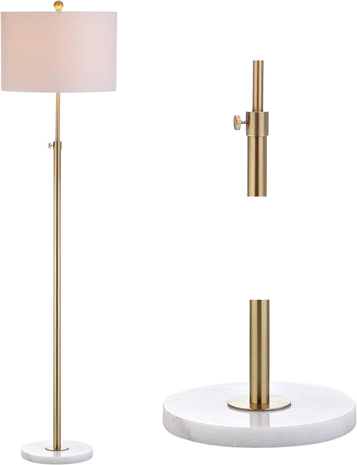 JONATHAN Y JYL3022A June 65" Adjustable Metal/Marble LED Floor Lamp, Modern, Contemporary, Elegan... | Amazon (US)