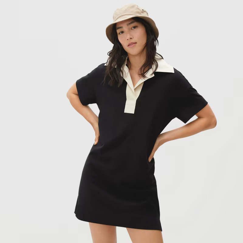 The Retro Jersey Polo Dress | Everlane
