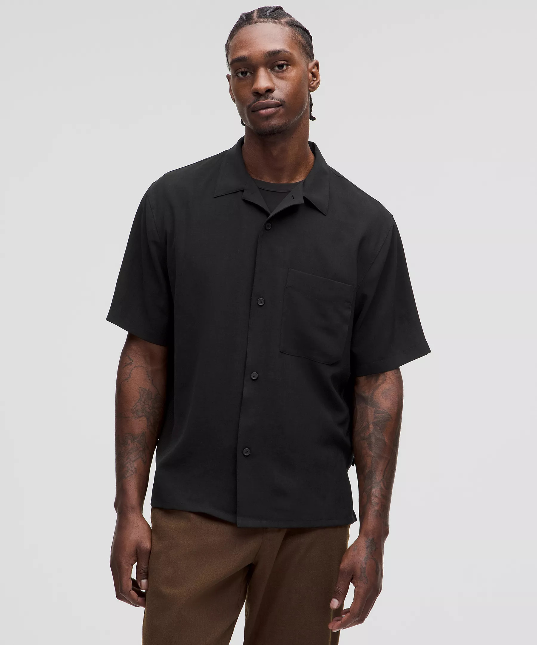 Lightweight Camp Collar Button-Up Shirt | Lululemon (US)