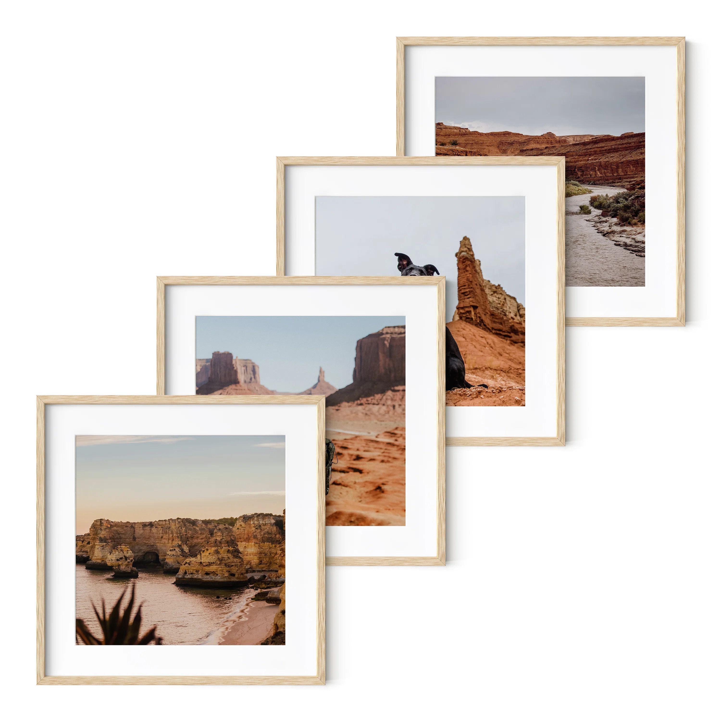 Wood Picture Frame - Set of 4 (Set of 4) | Wayfair North America