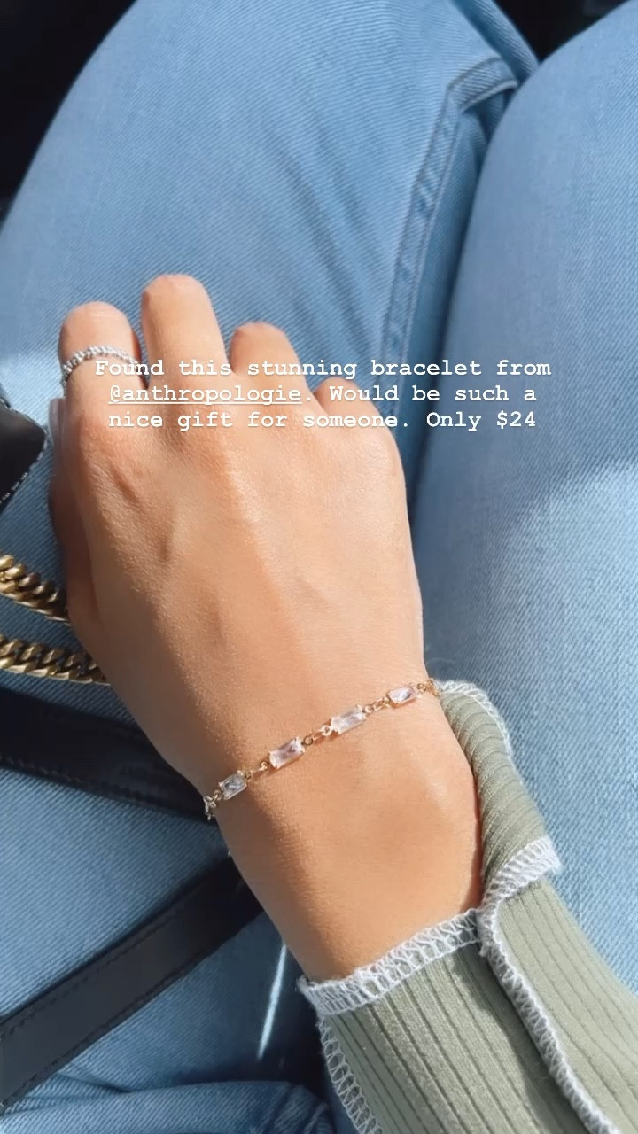 Bracelet from Anthropologie such a nice gift to give 

#LTKsalealert #LTKGiftGuide #LTKHoliday