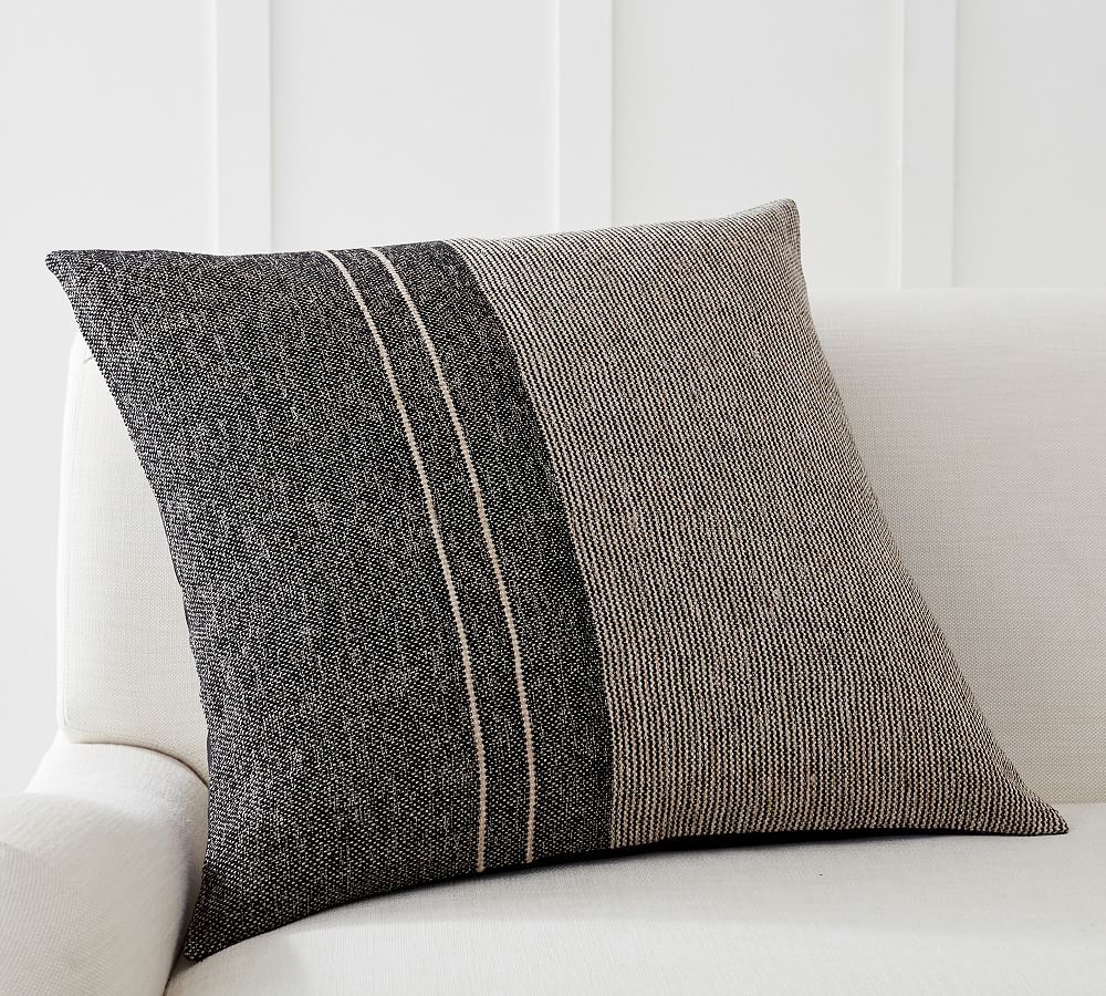 Caylee Handloomed Striped Pillow | Pottery Barn (US)