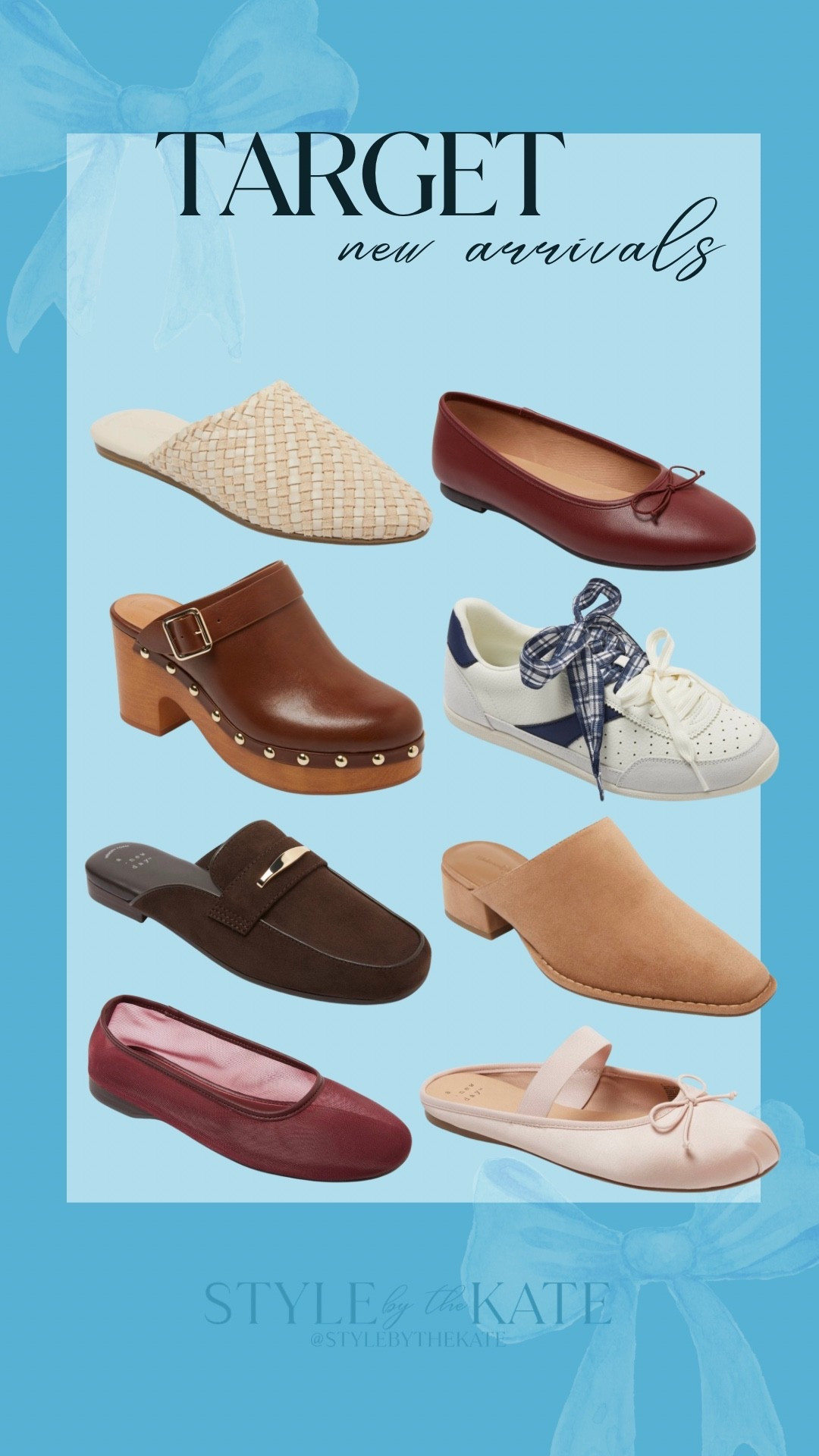 NEW fall shoes @Target mules, ballet flats, clogs, sneakers

#LTKootd #LTKSeasonal #LTKgrwm