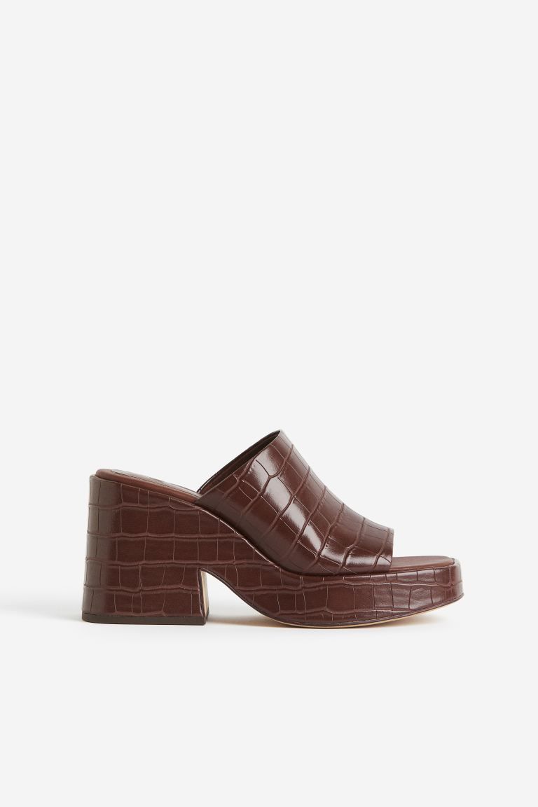 Heeled Platform Sandals | H&M (US + CA)