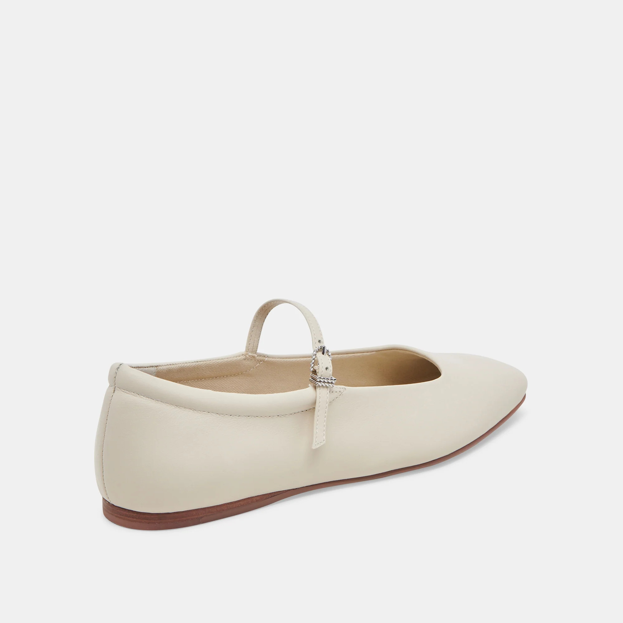 Reyes Ivory Leather Ballet Flats | Dolce Vita | DolceVita.com