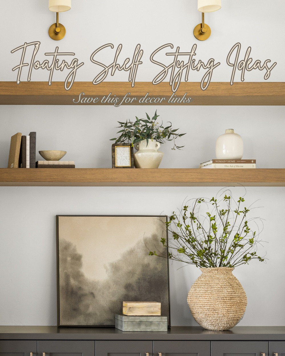 Title: Urbane Bronze Built-Ins


Custom Urbane Bronze cabinetry topped with floating shelves and sconces creates a layered, designer look.


Tap to shop shelf decor.

Builder: @alturashomes
Photography: @abbyblossomphoto
Tour: https://www.homebunch.com/idaho-new-construction-house-tour-with-neutral-interiors-and-exterior-interior-paint-colors/

#LTKHome #BuiltInCabinets #ShelfStyling #UrbaneBronze #HomeBunch

#LTKOver40 #LTKSeasonal #LTKHome