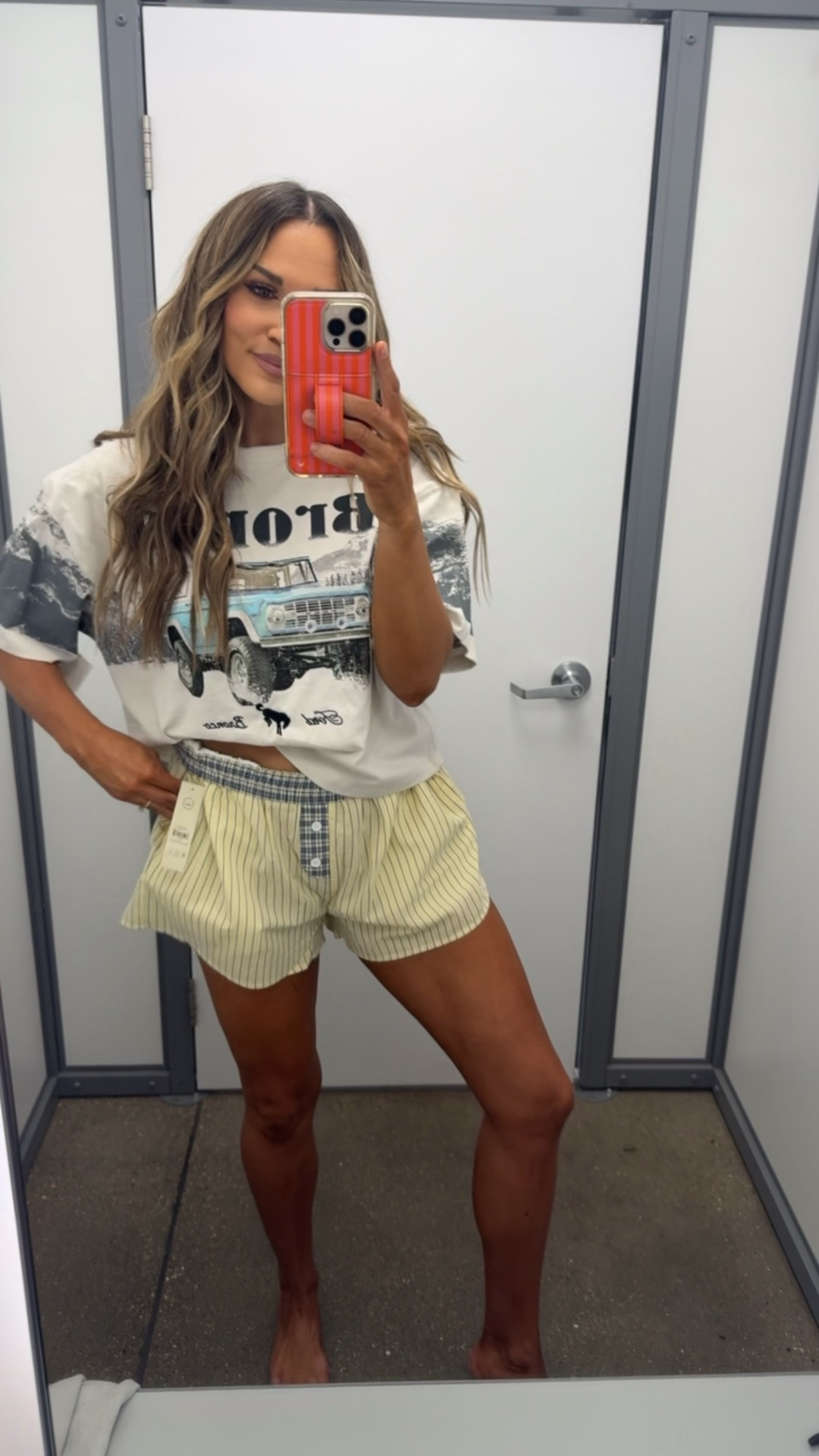 New graphic tee at Walmart wearing a medium in both outfit under $20

#LTKSaleAlert #LTKOver40 #LTKSeasonal